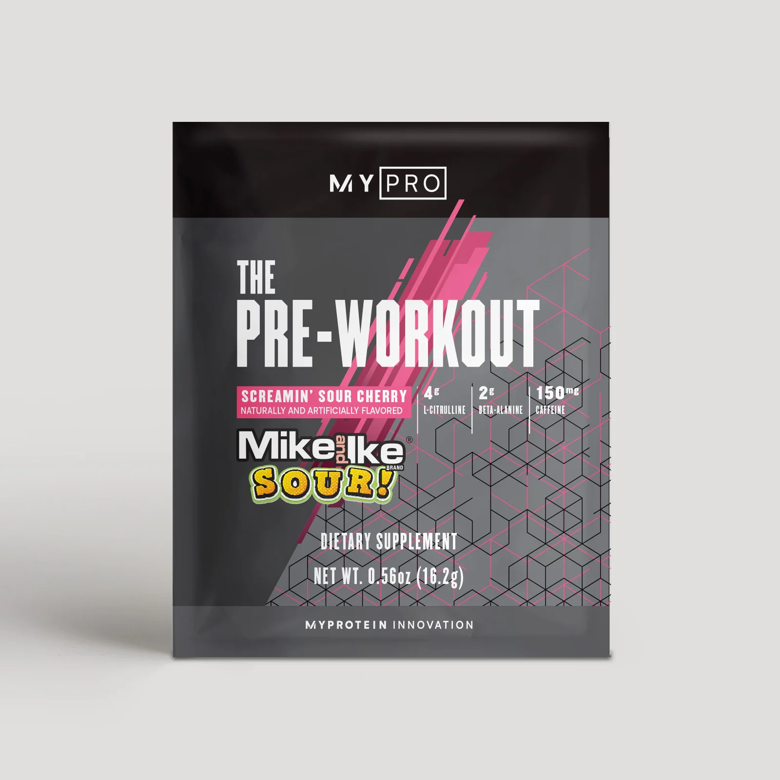 THE Pre-Workout MIKE AND IKE® Samples - 0.55Oz - Screamin' Sour Cherry Image 1