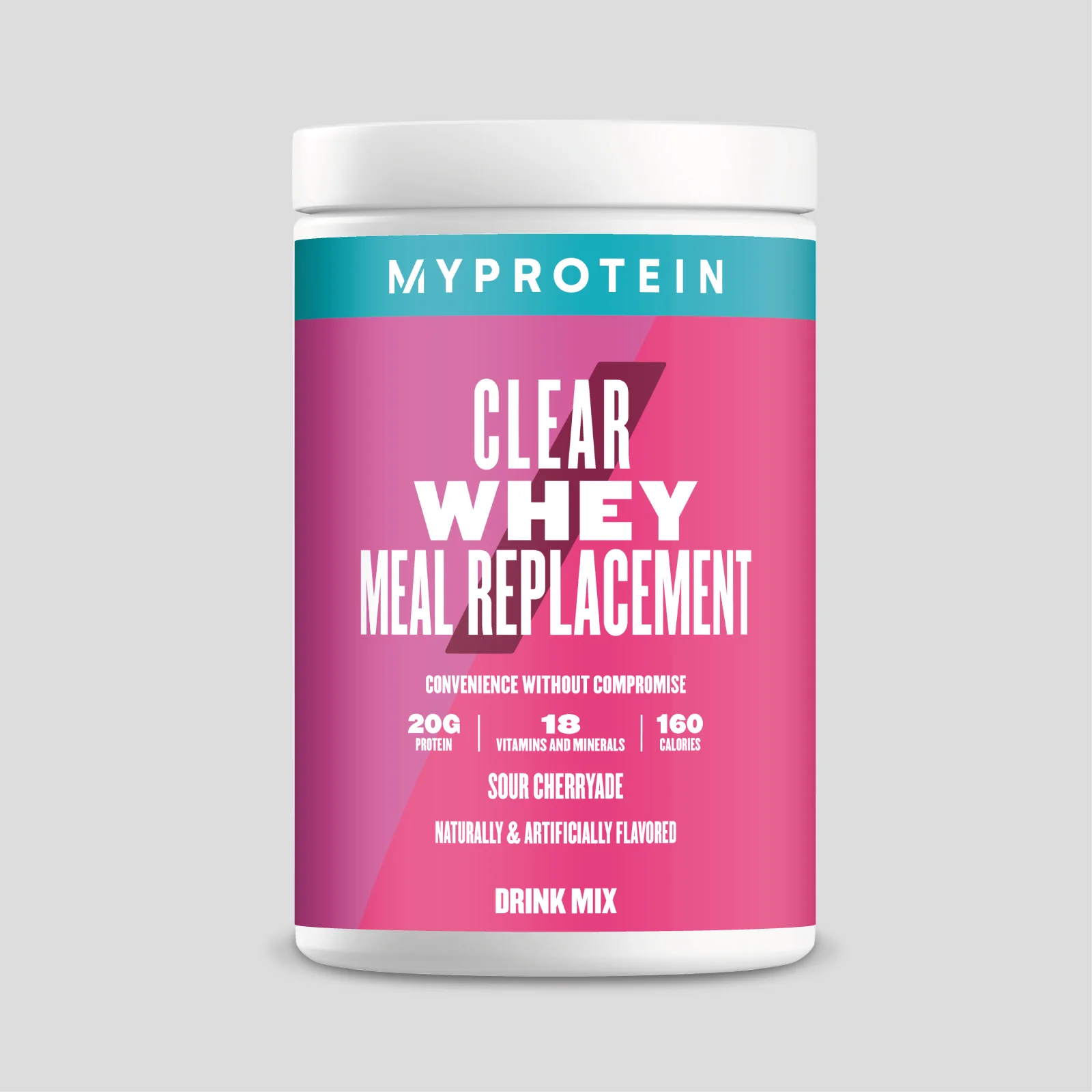 Clear Whey Meal Replacement - 1.35lb - 14servings - Sour Cherryade Image 1
