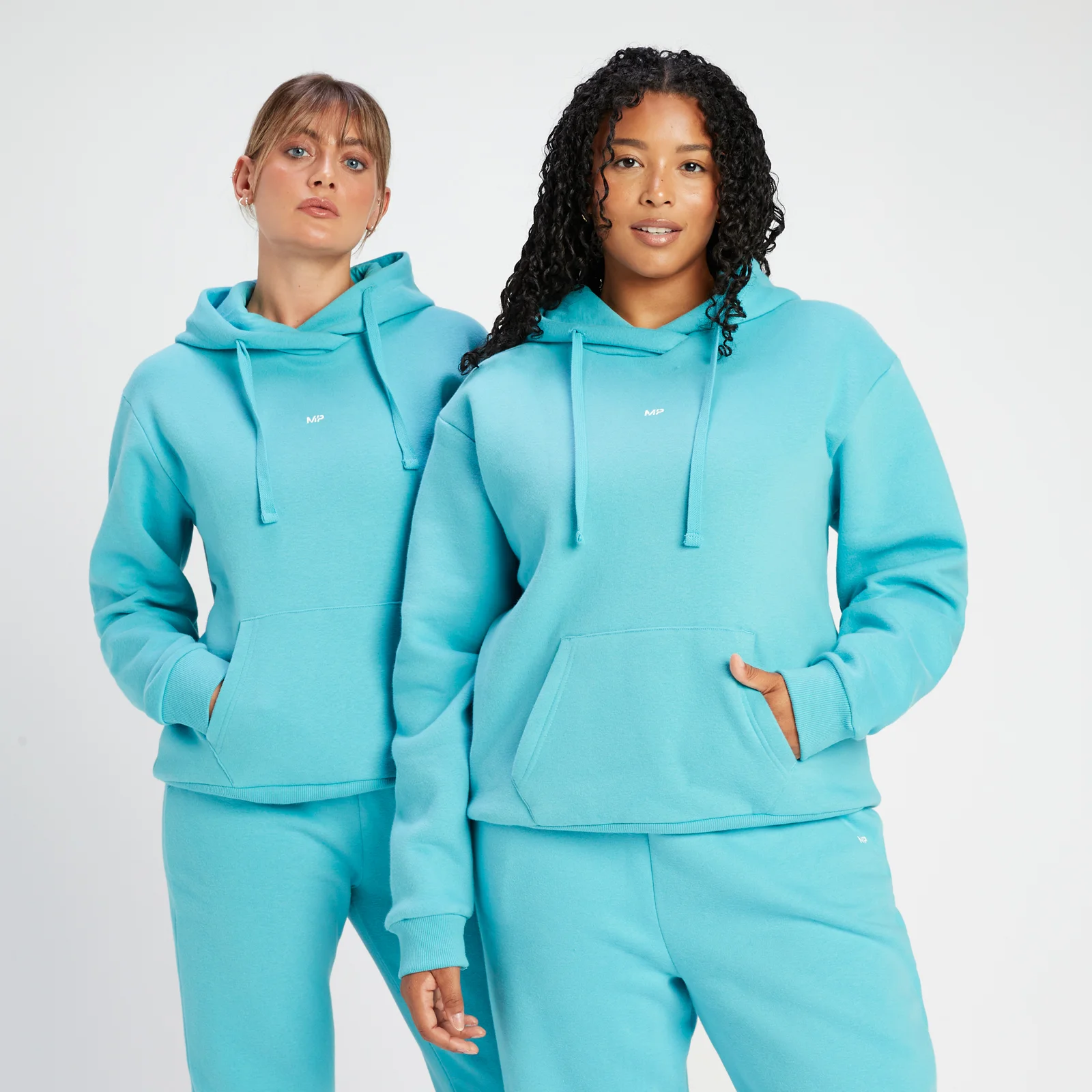 MP Women's Crayola Essentials Hoodie - Aquamarine - XS Image 1