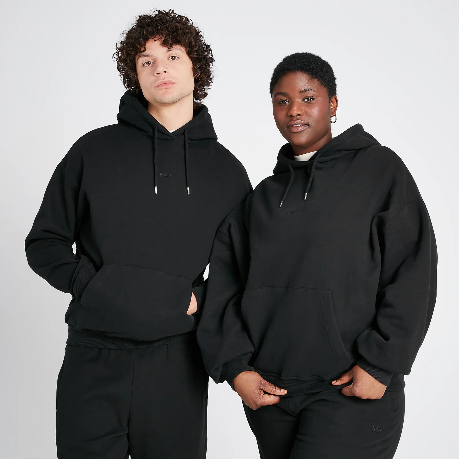 MP Organic Cotton Rest Day Hoodie - Black - XXS-XS Image 1