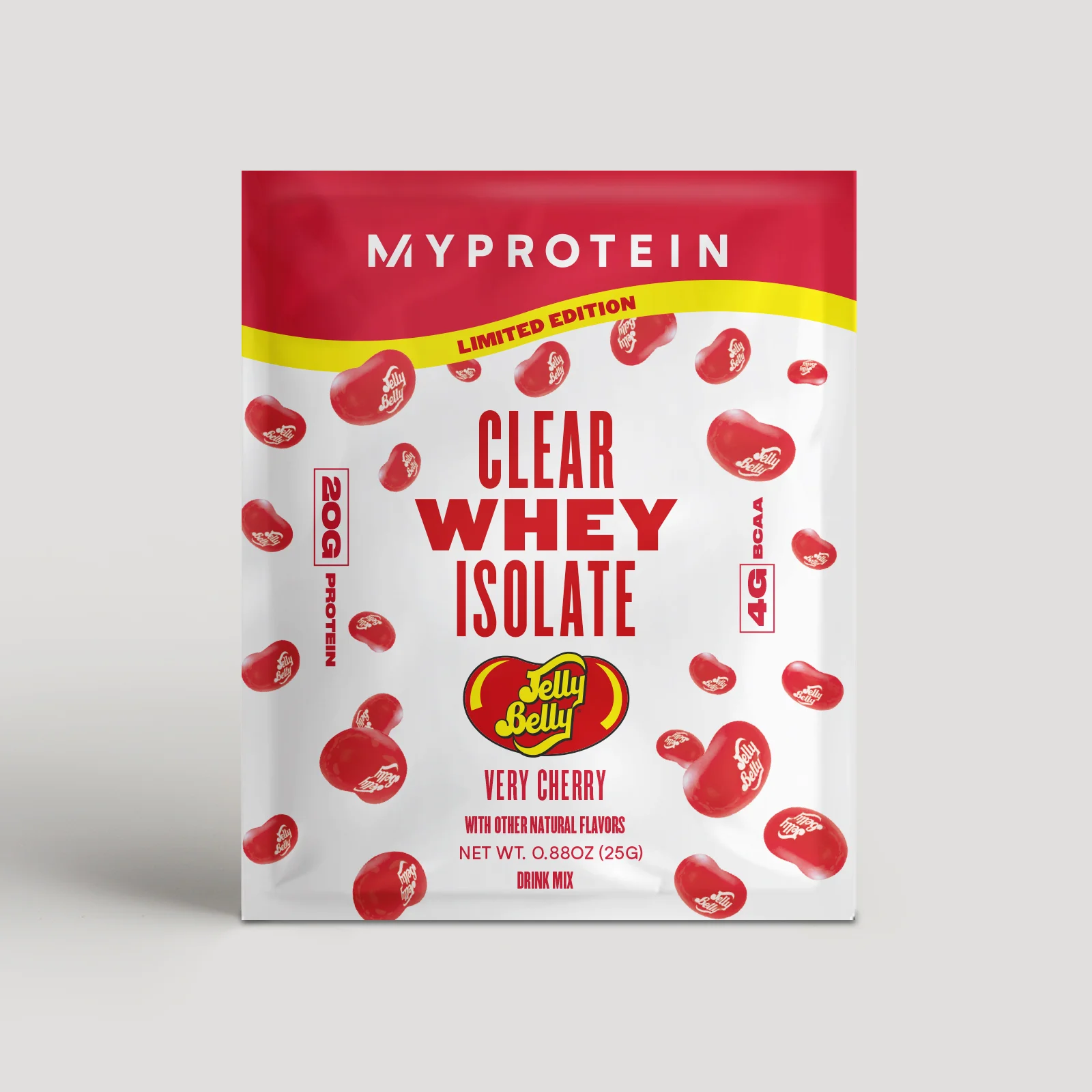 Clear Whey Isolate – Jelly Belly® Edition (Sample) - 1servings - Very Cherry Image 1
