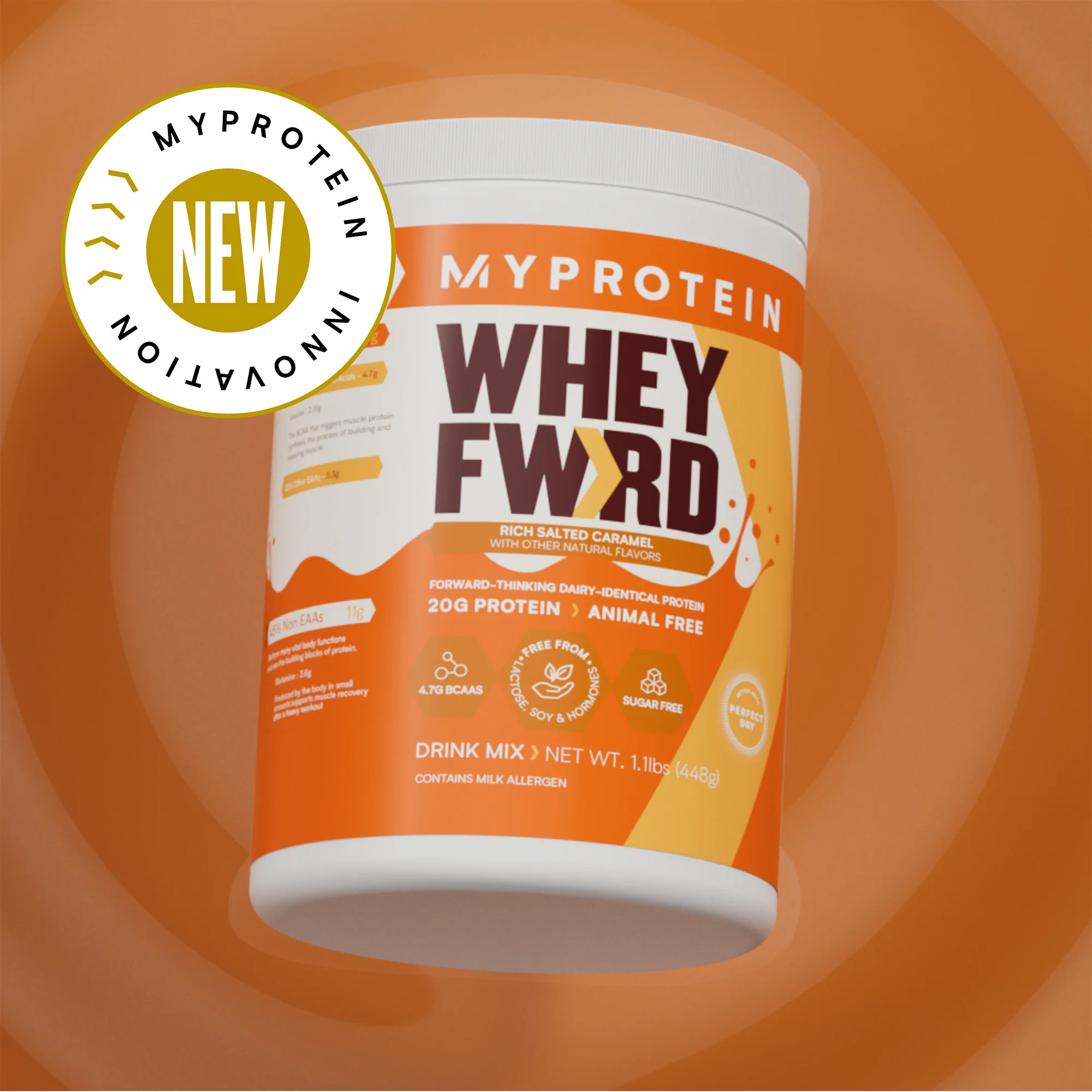 Whey Forward - 20servings - Rich Salted Caramel Image 1
