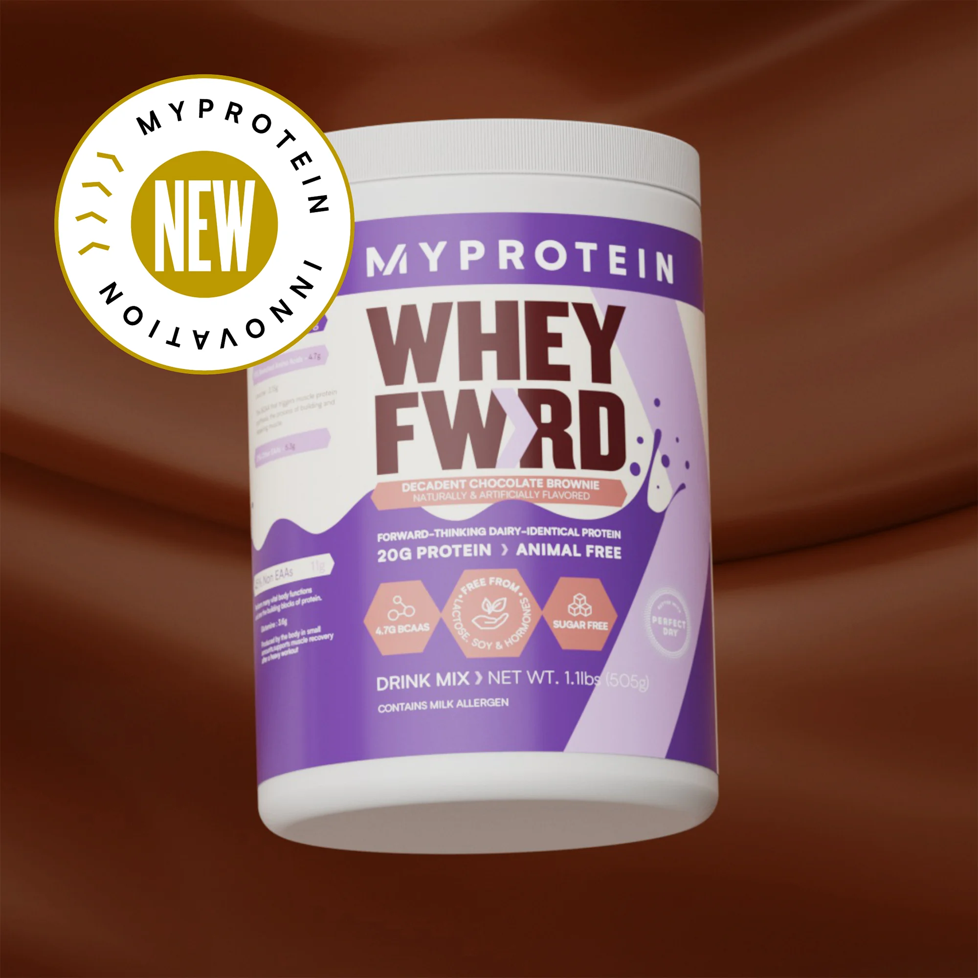 Whey Forward - 10servings - Decadent Chocolate Brownie Image 1