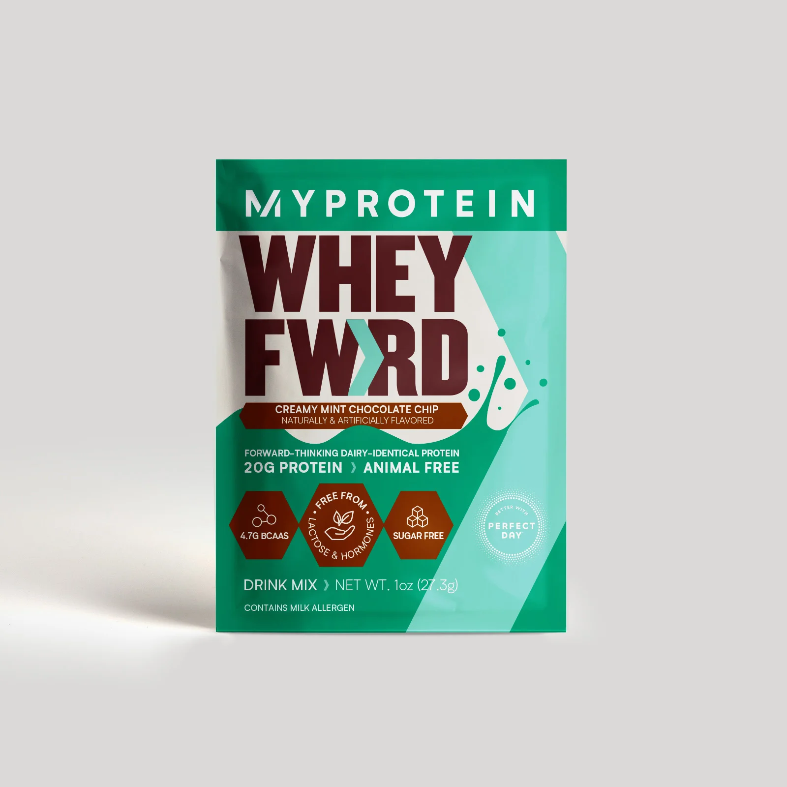 Whey Forward (Sample) - 1servings - Creamy Mint Chocolate Chip Image 1