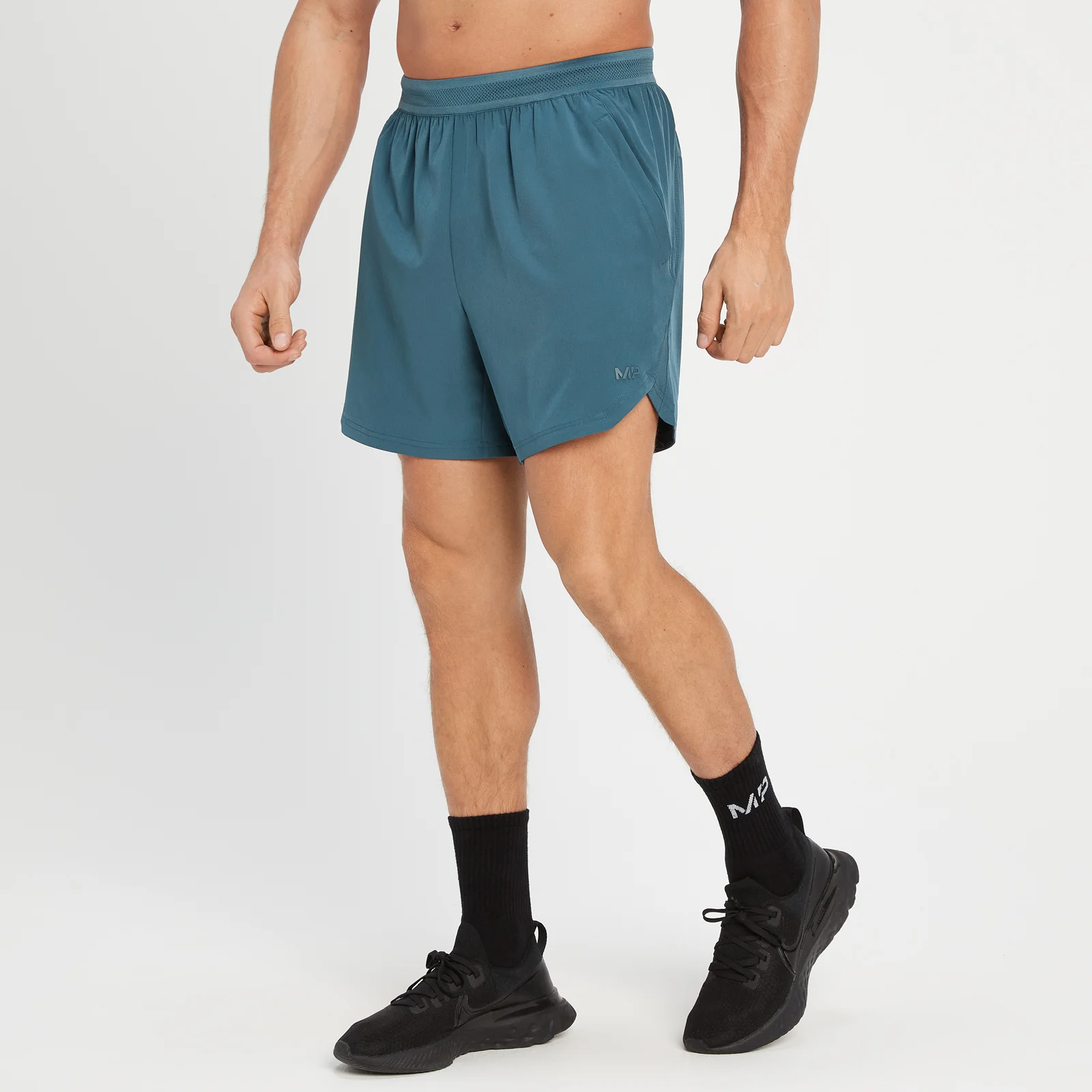 MP Men's Tempo Stretch Woven Shorts - Smoke Blue - XXS Image 1