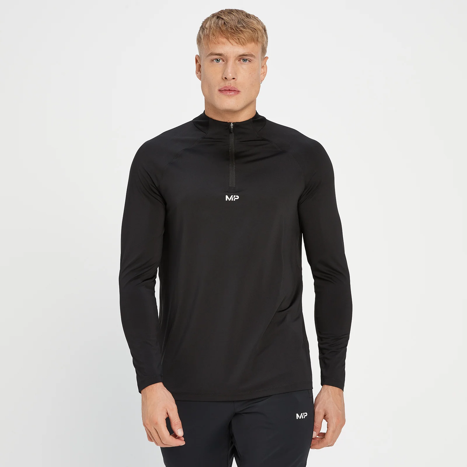 MP Men's Tempo 1/4 Zip - Black - S Image 1