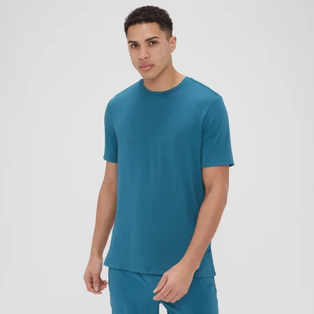 MP Men's Soft Touch Training Short Sleeve T-Shirt - Teal Blue