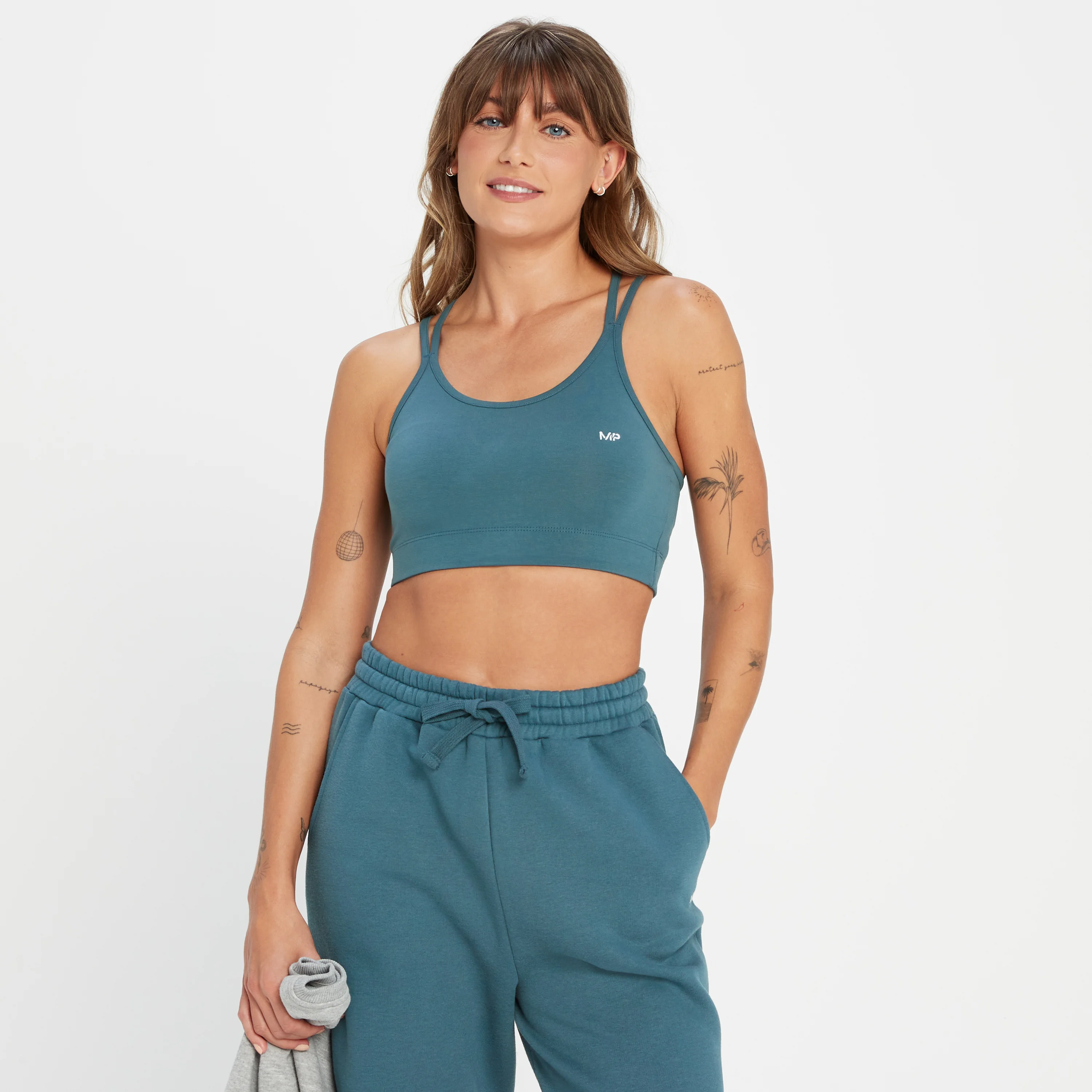 MP Women's Rest Day Jersey Bra - Smoke Blue - XS Image 1