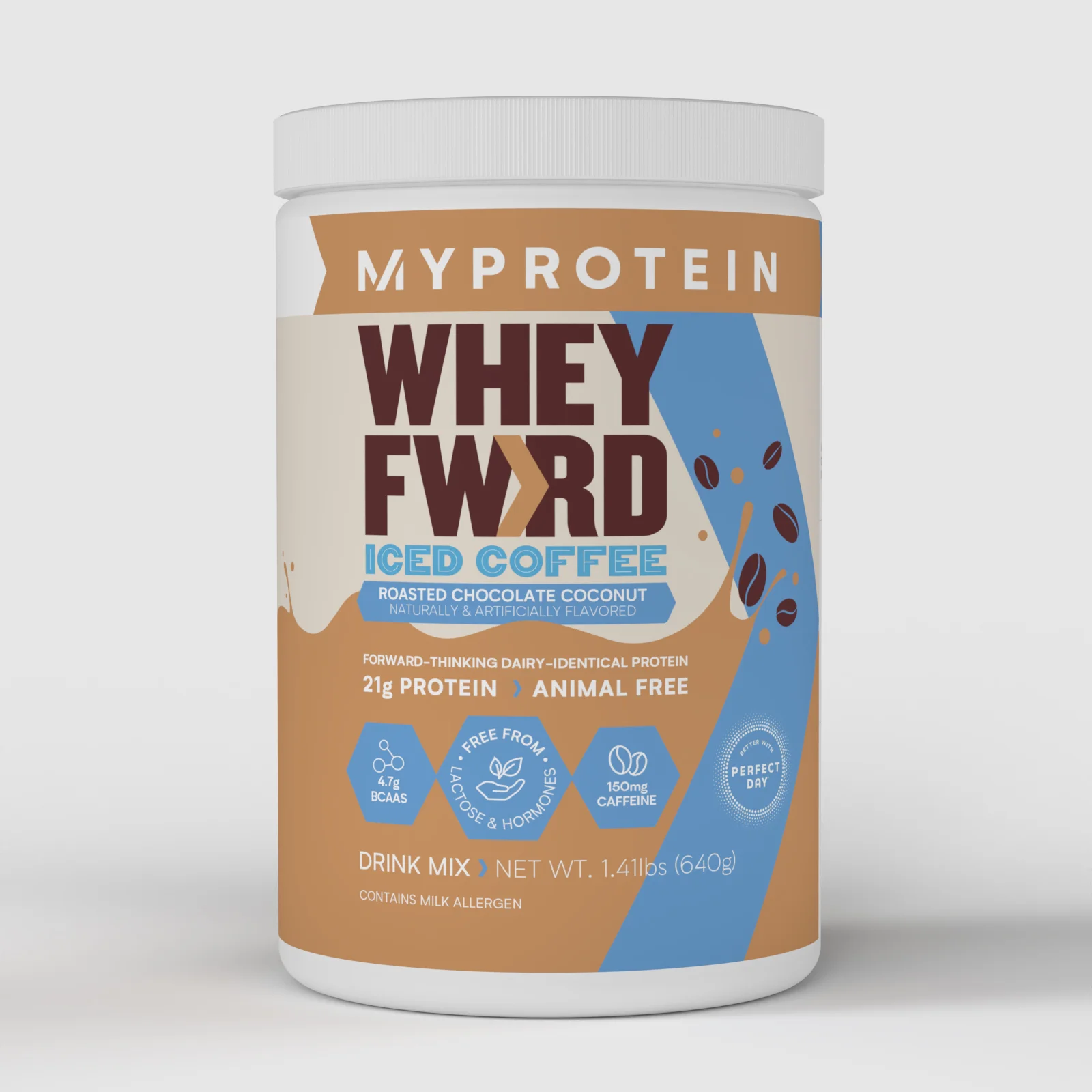 Whey Forward Iced Coffee - 20servings - Roasted Chocolate Coconut Image 1
