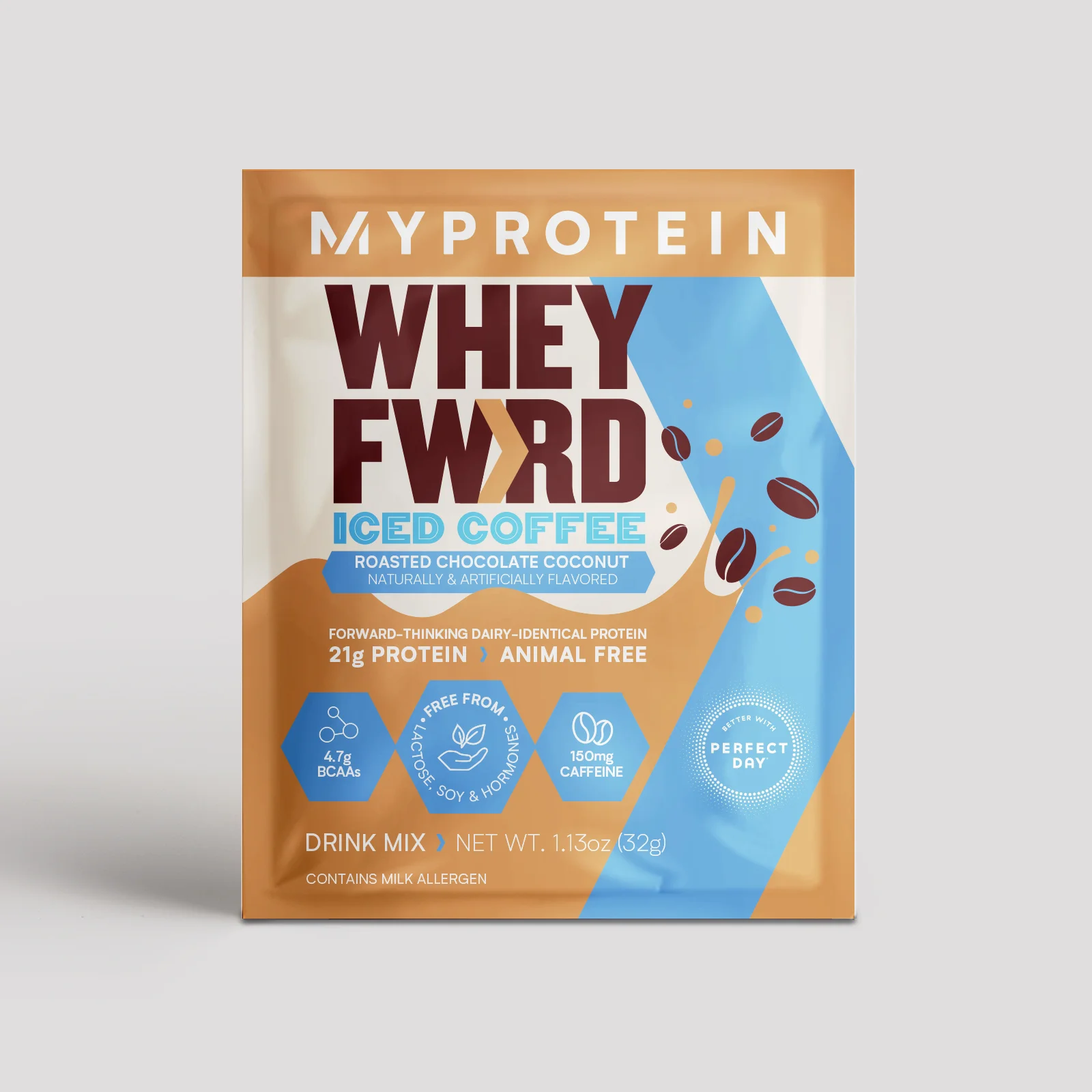 Whey Forward Iced Coffee (Sample) - 1servings - Chocolate Coconut Image 1