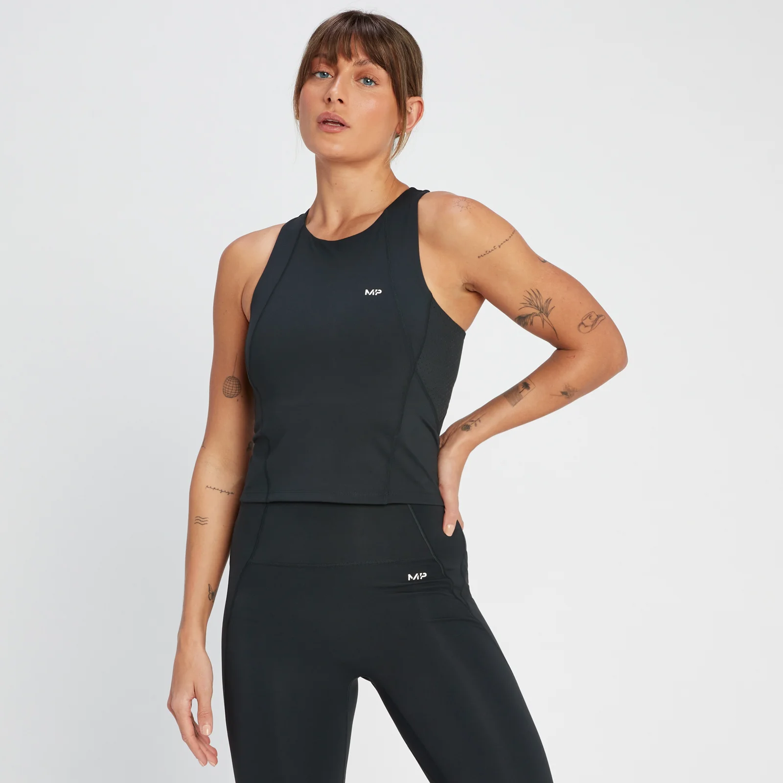 MP Women's Tempo Ultra Cropped Vest - Black - XS Image 1