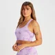 MP Women's Shape Seamless Sports Bra - Purple Tie Dye
