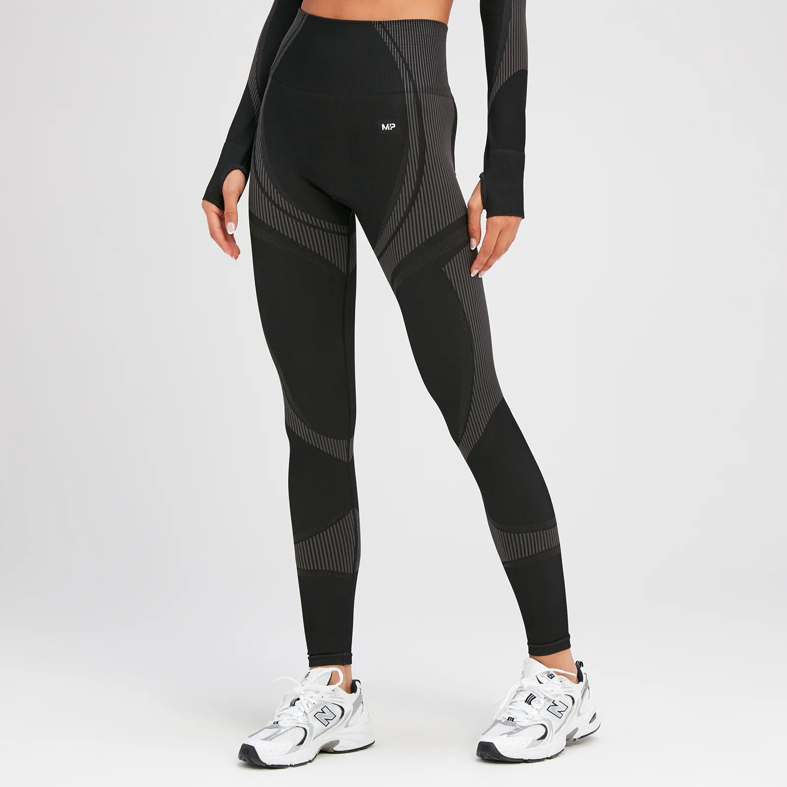 MP Women's Tempo Ultra Seamless Leggings - Black - XS Image 1