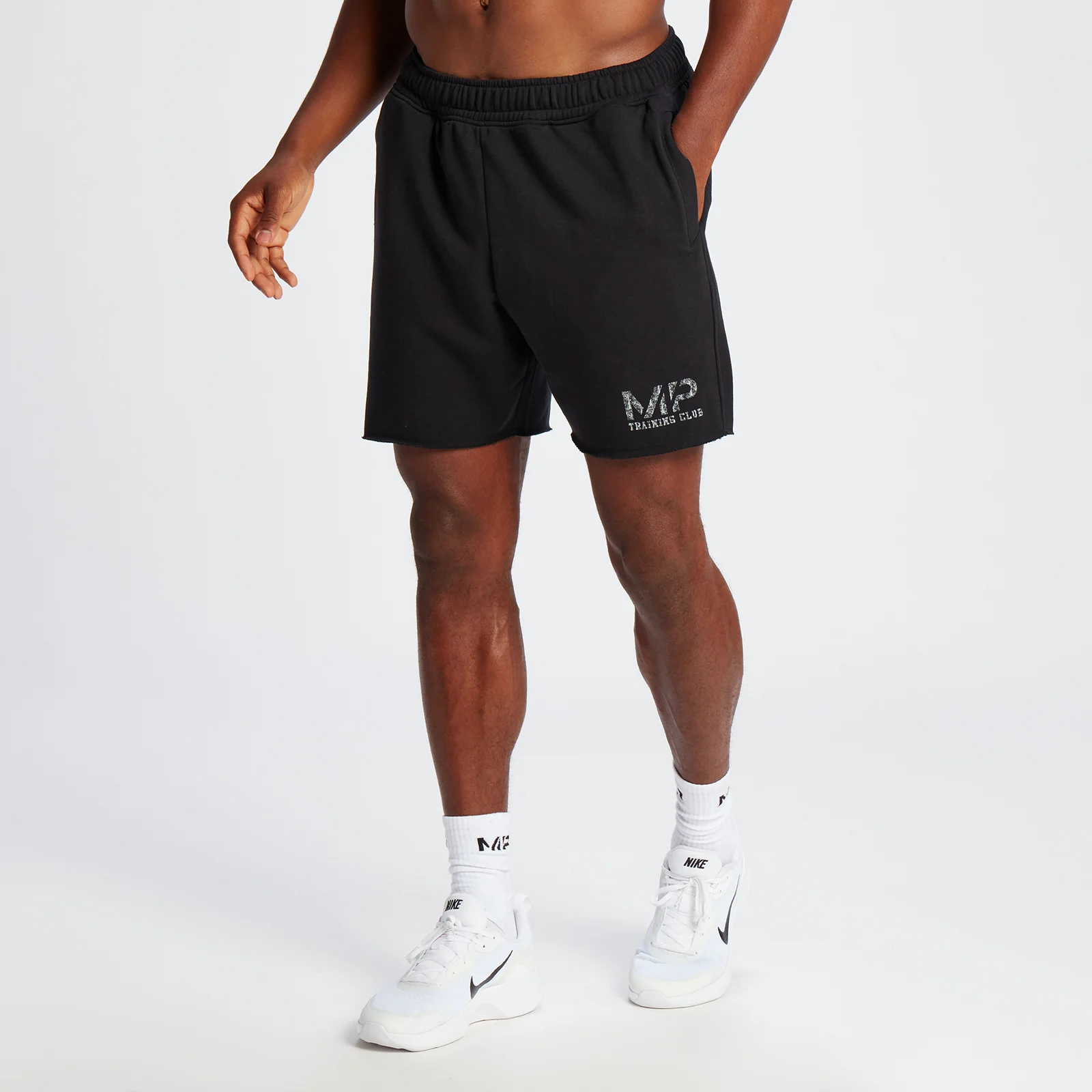 MP Men's Tempo Cotton Sweatshorts - Black - XS Image 1