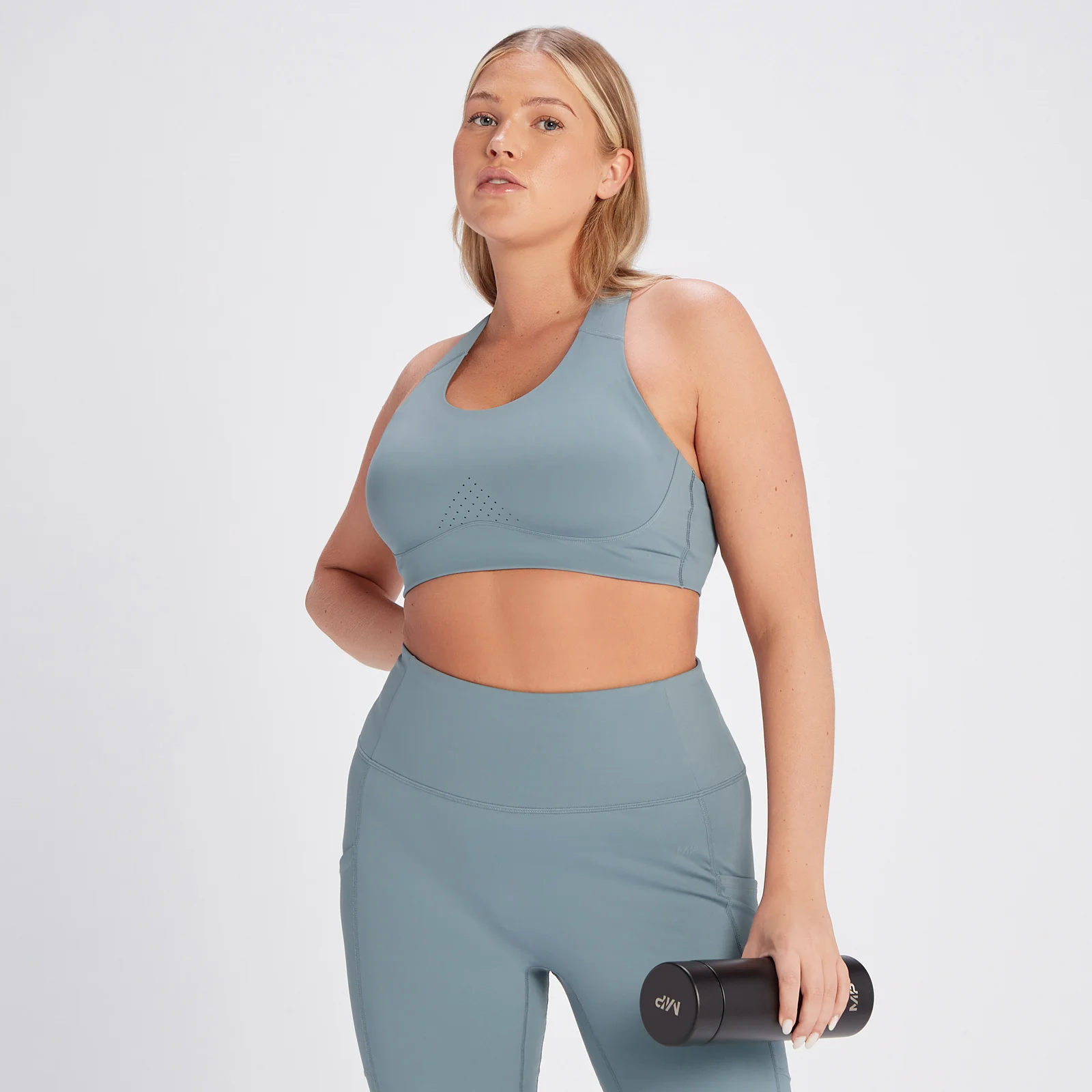 MP Women's Velocity Ultra Bra - Pebble Blue - XS Image 1