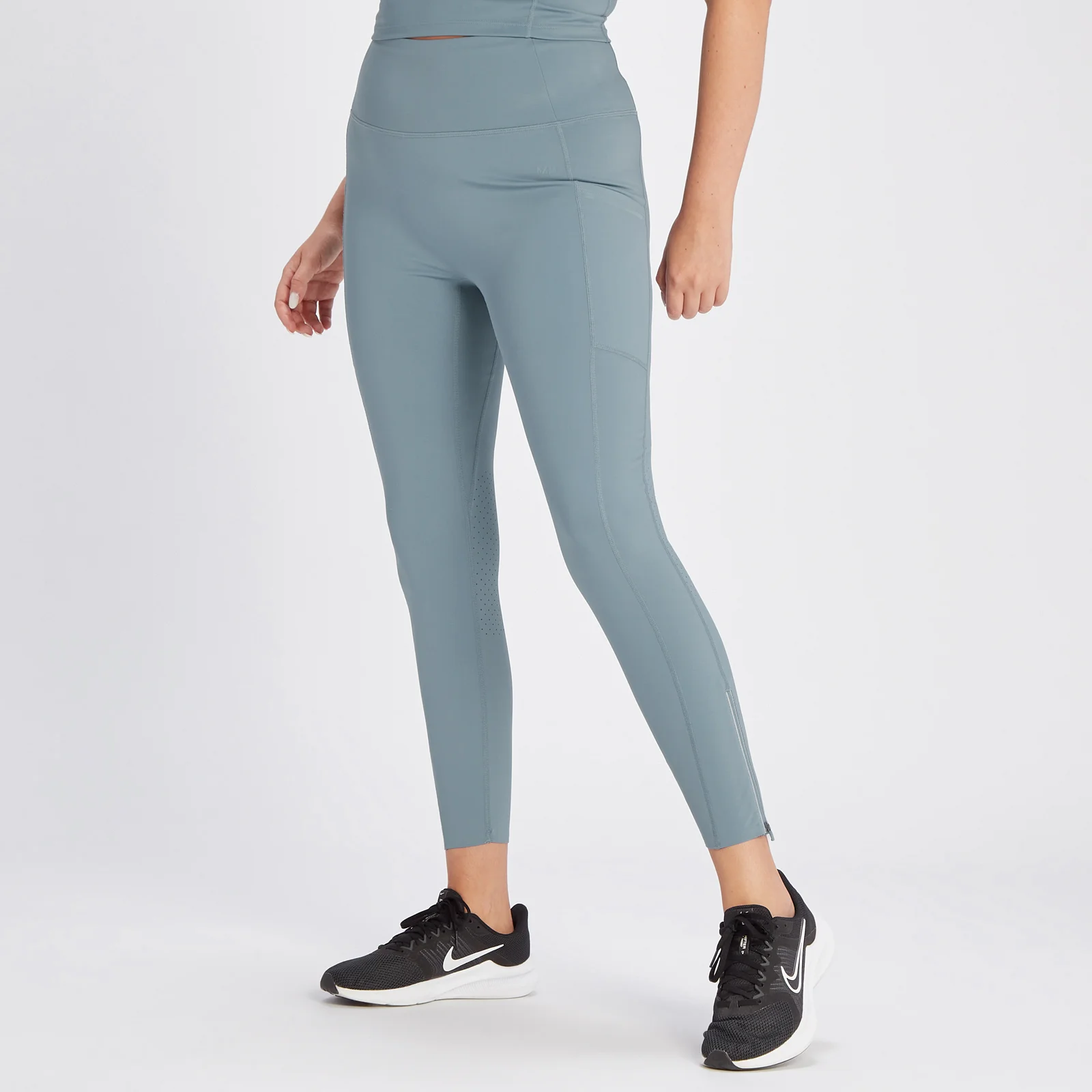 MP Women's Velocity Ultra Leggings - Pebble Blue - XS Image 1