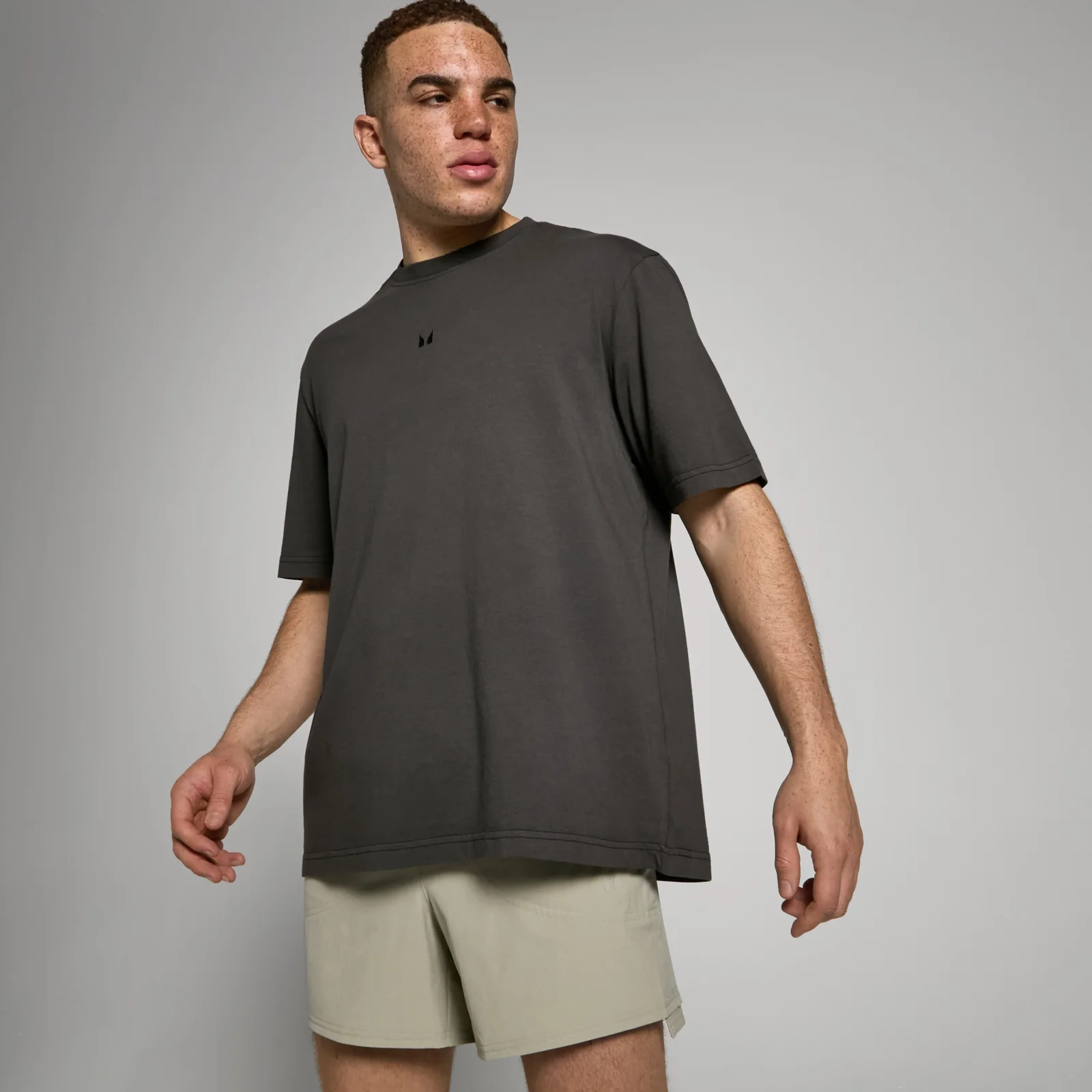 MP Men's Tempo Oversized Washed T-Shirt - Washed Black - S Image 1