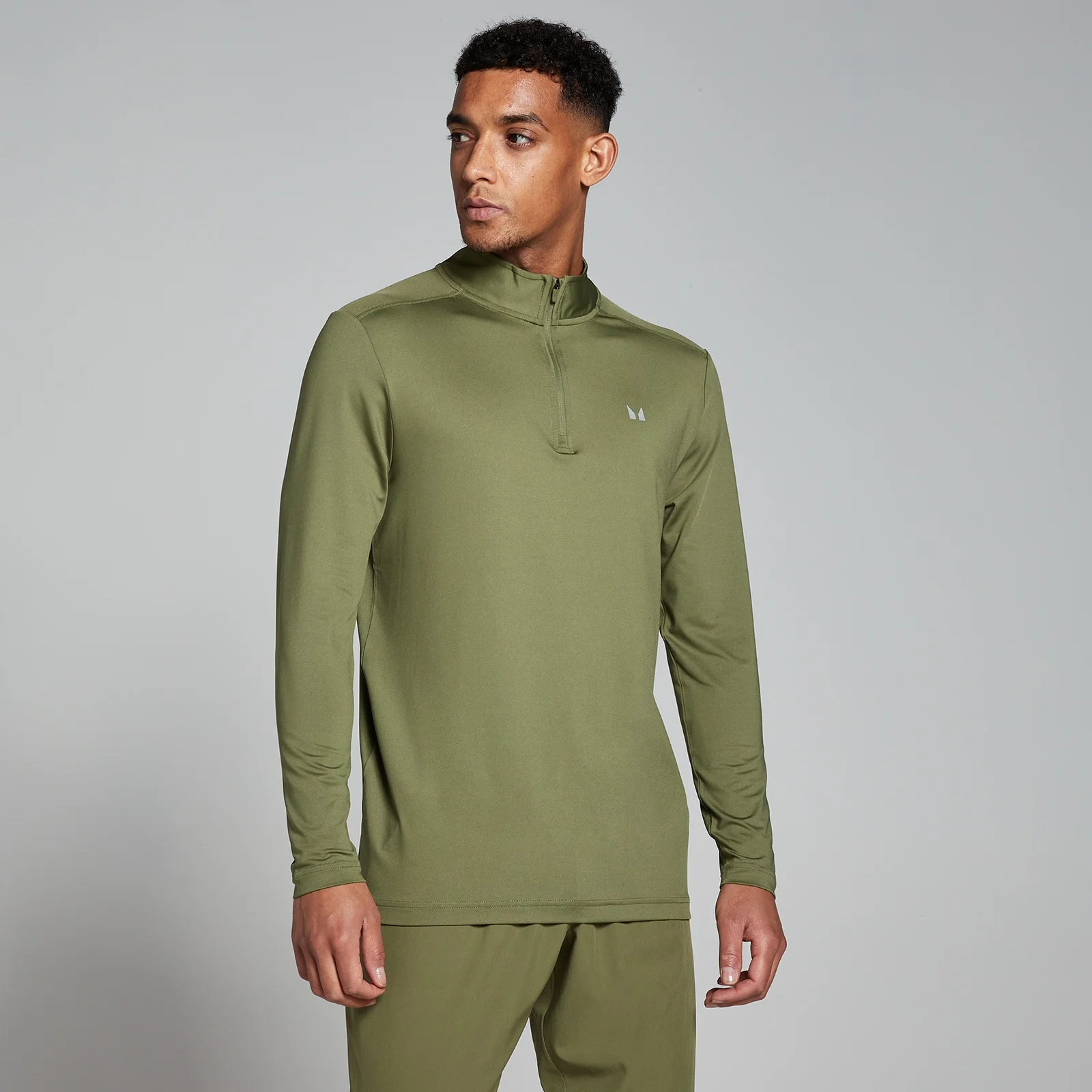 MP Men's Velocity 1/4 Zip - Khaki - XS Image 1