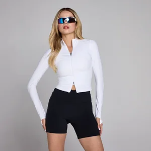 MP Women's Tempo Cropped Jacket - White - Size XS