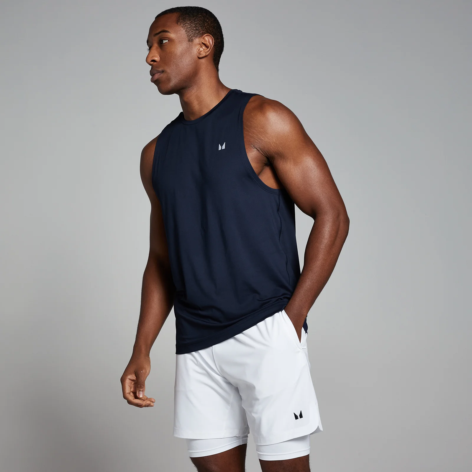 MP Men's Training Tank Top - Navy - M Image 1