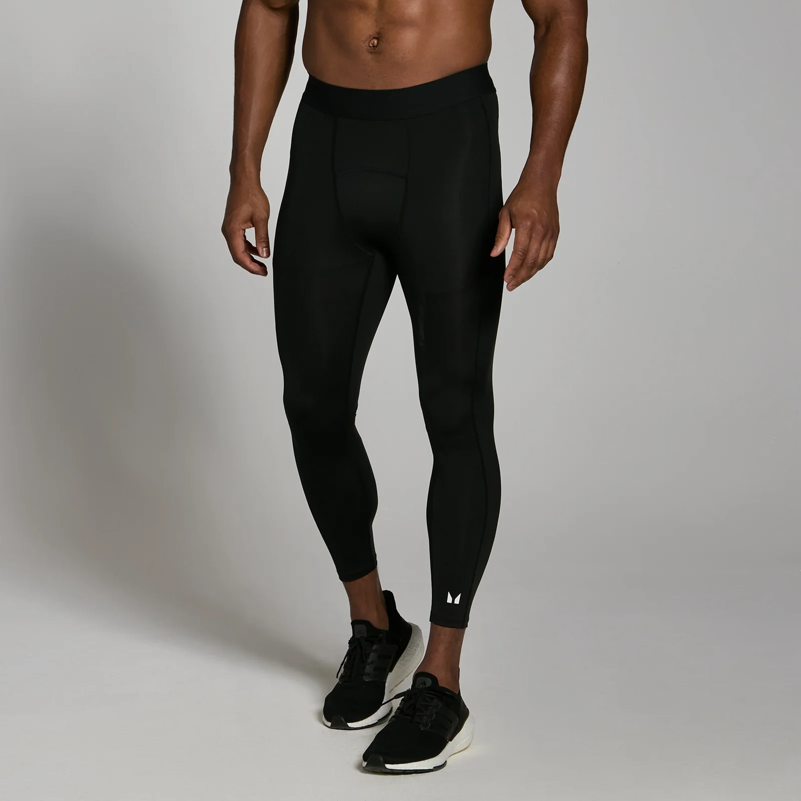 Men's Training Compression 3/4 Leggings - Black - XXS Image 1