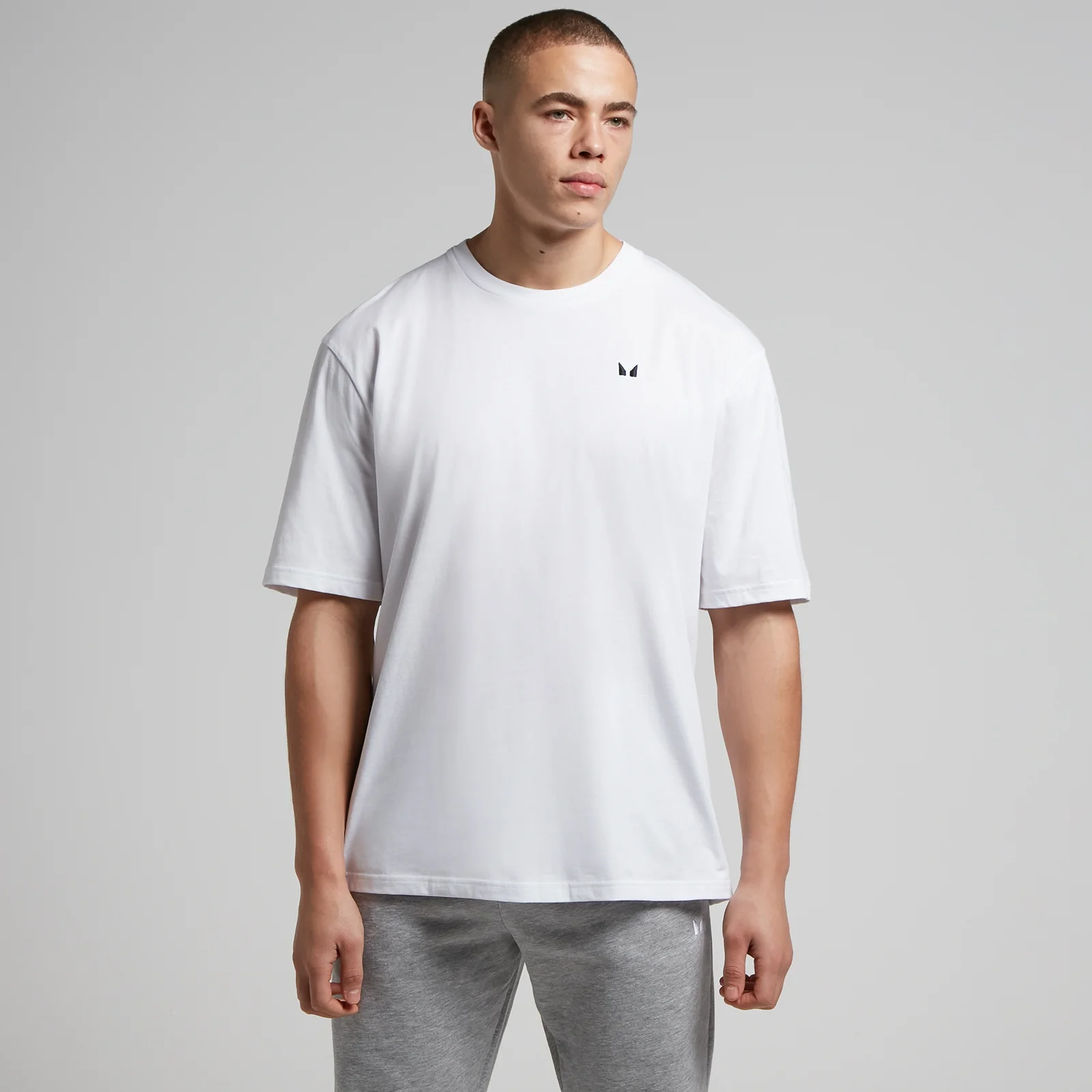 MP Men's Rest Day Oversized T-Shirt - White - S Image 1
