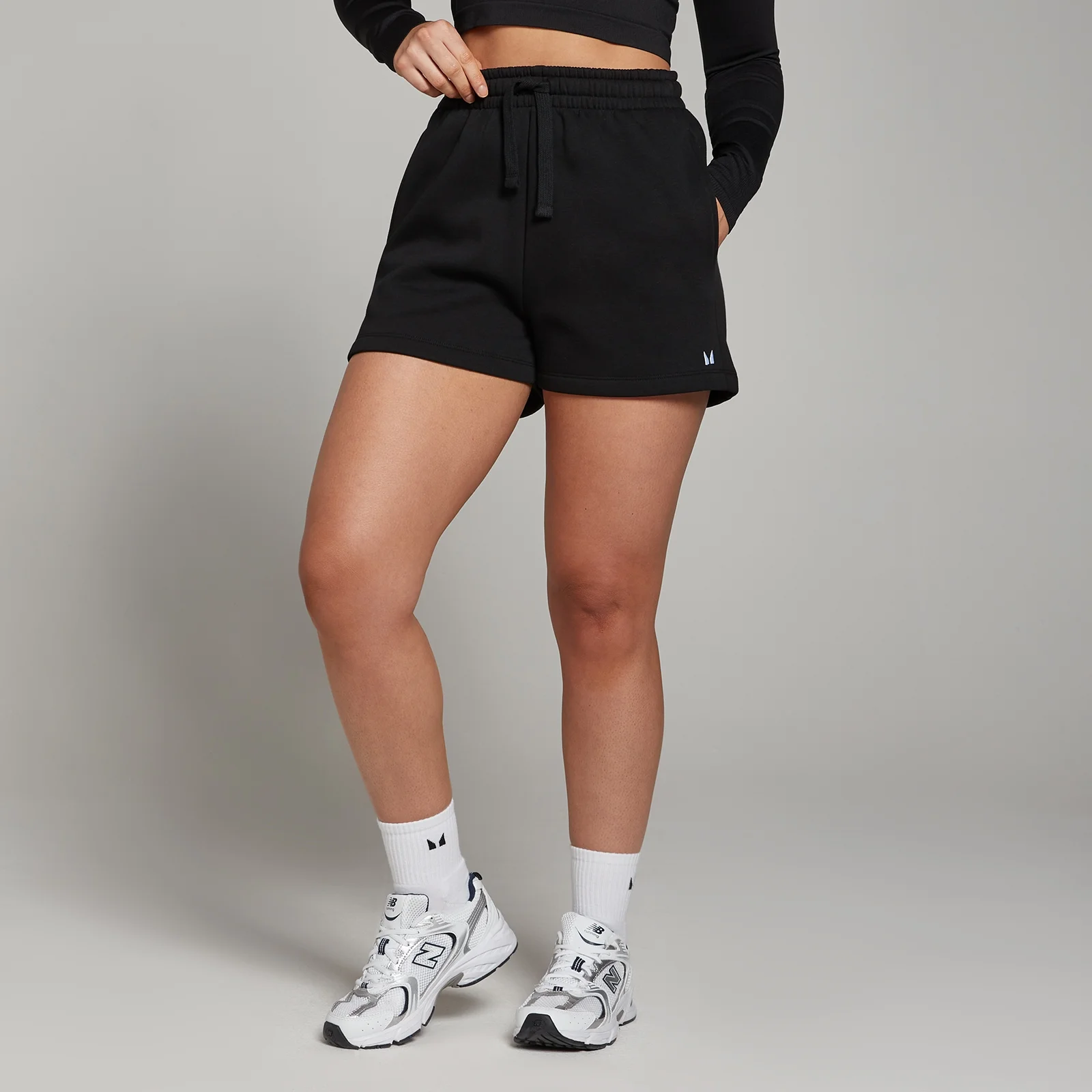 MP Women's Basics Sweatshorts - Black - S Image 1