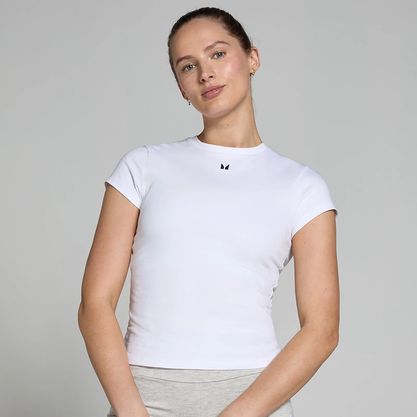 MP Women's Basics Body Fit Short Sleeve T-Shirt - White - XS Image 1