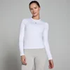 MP Women's Basics Body Fit Long Sleeve T-Shirt - White