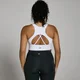 MP Women's Power Longline Sports Bra - White