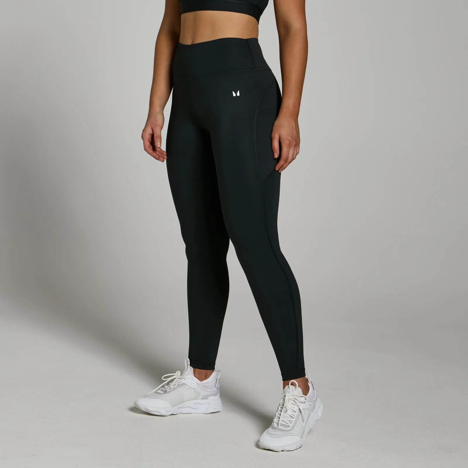 MP Women's Power Mid Rise Leggings - Black - XXS Image 1