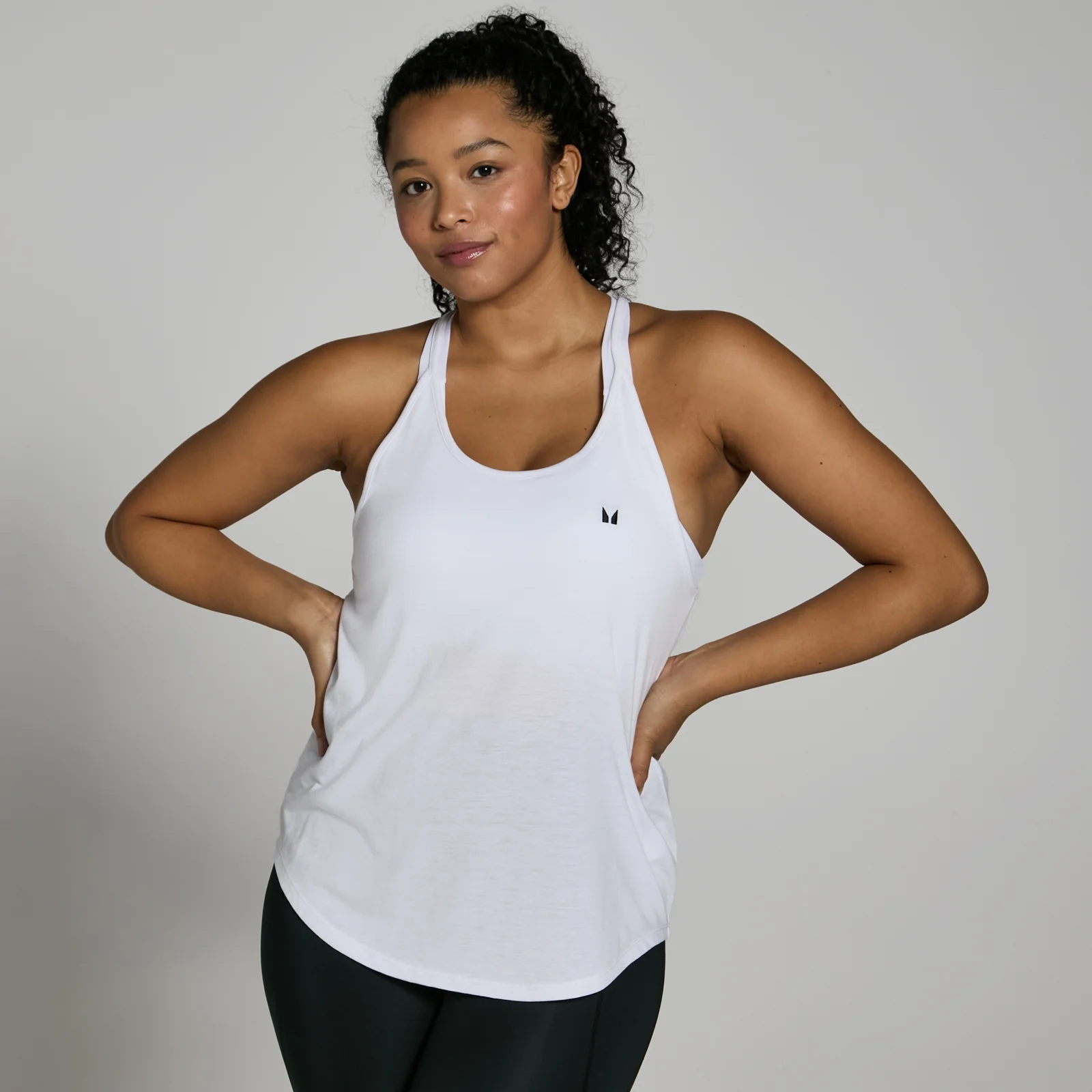 MP Women's Training Strappy Vest - White - XXS Image 1