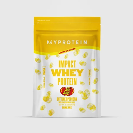 Impact Whey Protein x Jelly Belly Buttered Popcorn