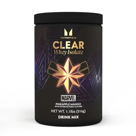 Myprotein Clear Whey Isolate - MARVEL - 20servings - Captain Marvel - Pineapple Mango