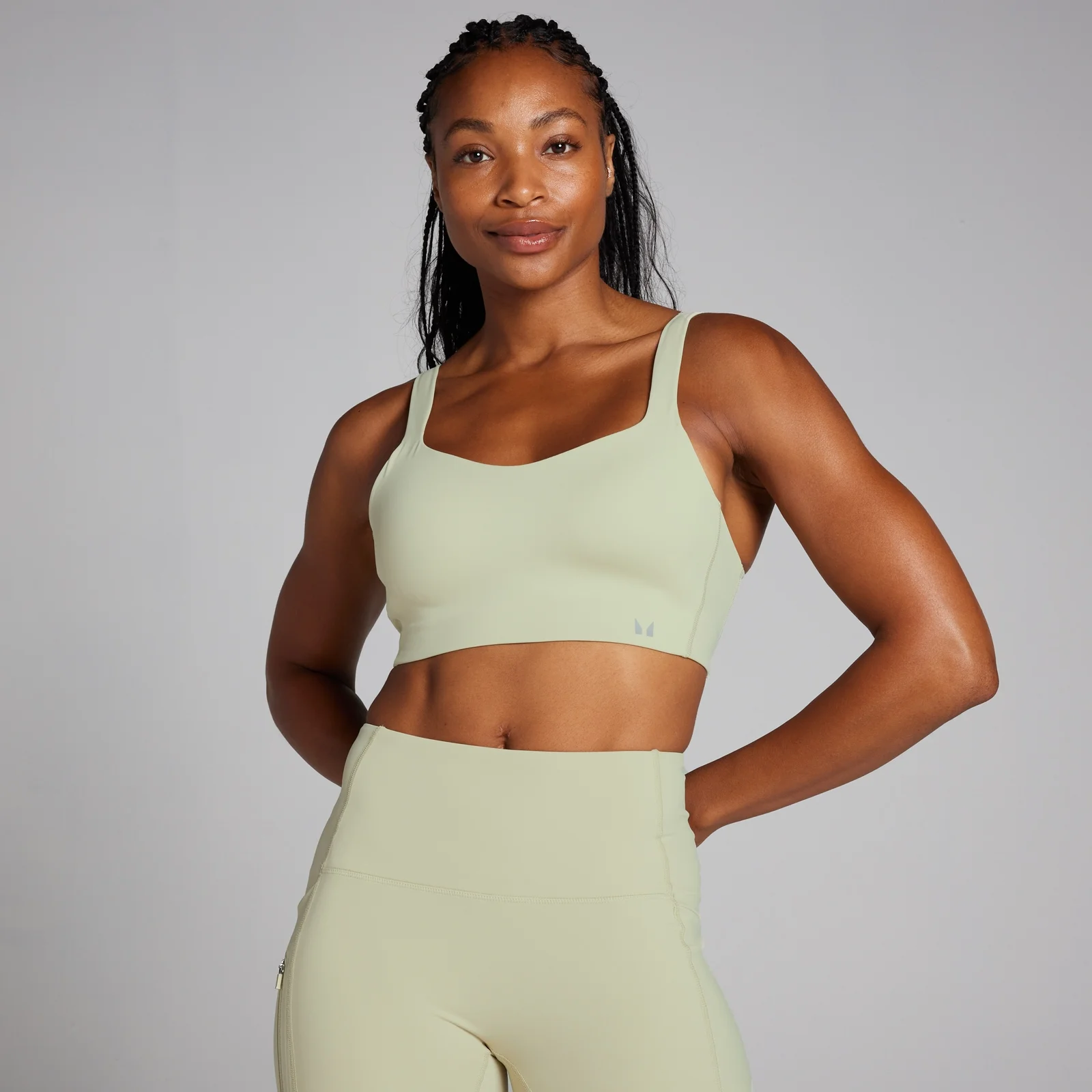 MP Women's Velocity Ultra Bonded Sports Bra - Warm Sage - XL Image 1