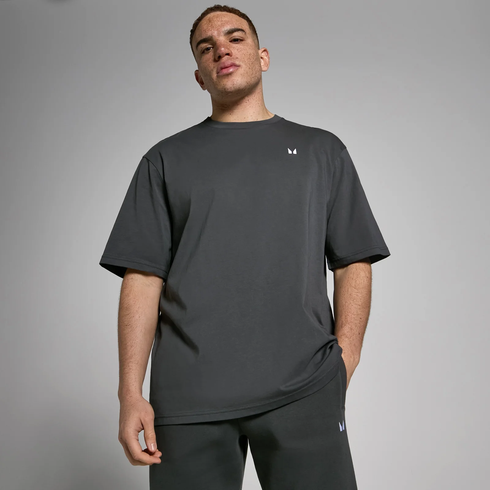 MP Men's Rest Day Oversized T-Shirt - Dark Shadow - XXL Image 1