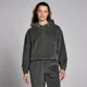 MP Women's Corduroy 1/4 Zip Hoodie - Gun Metal