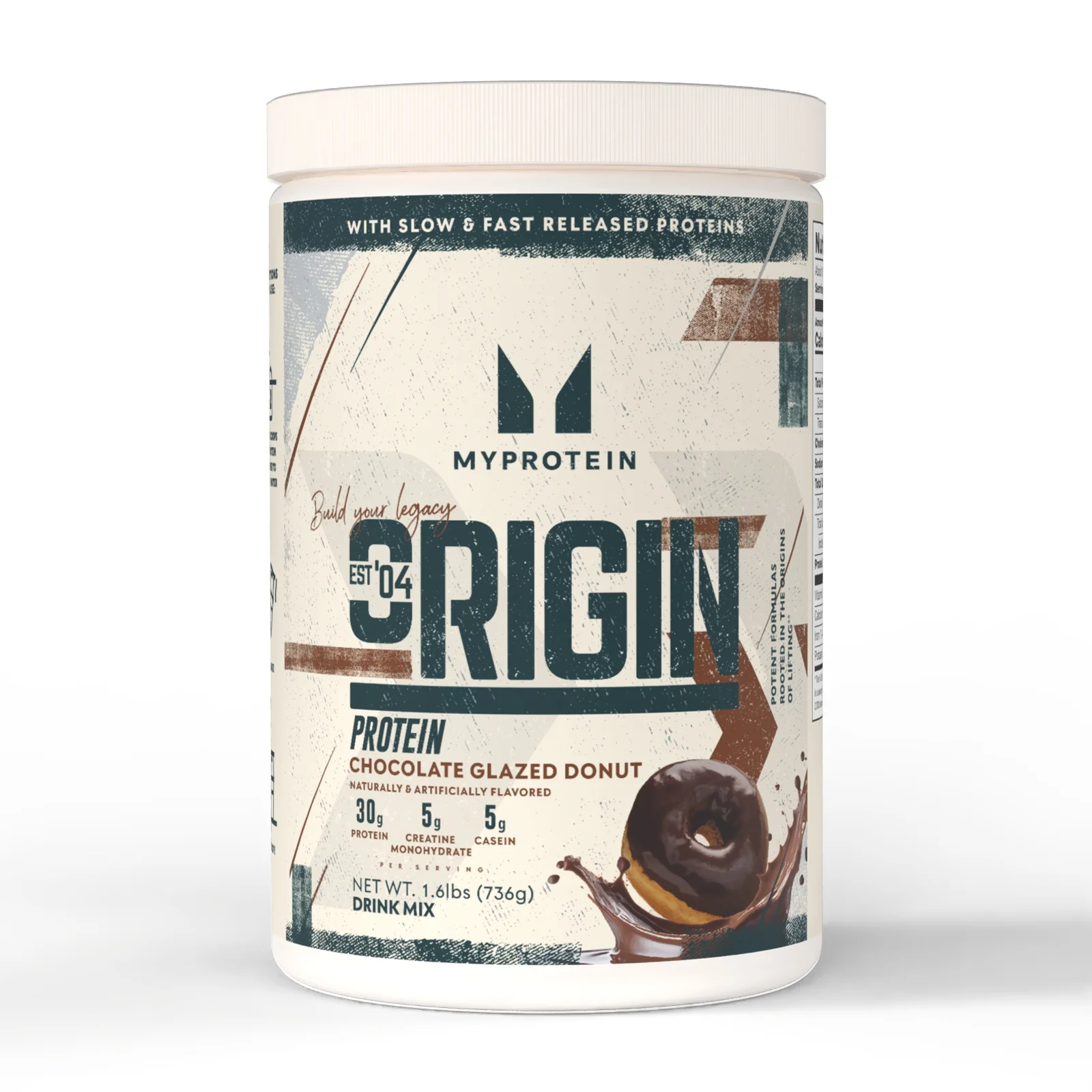 Origin Protein - 1.62LB - 15servings - Chocolate Glazed Donut Image 1