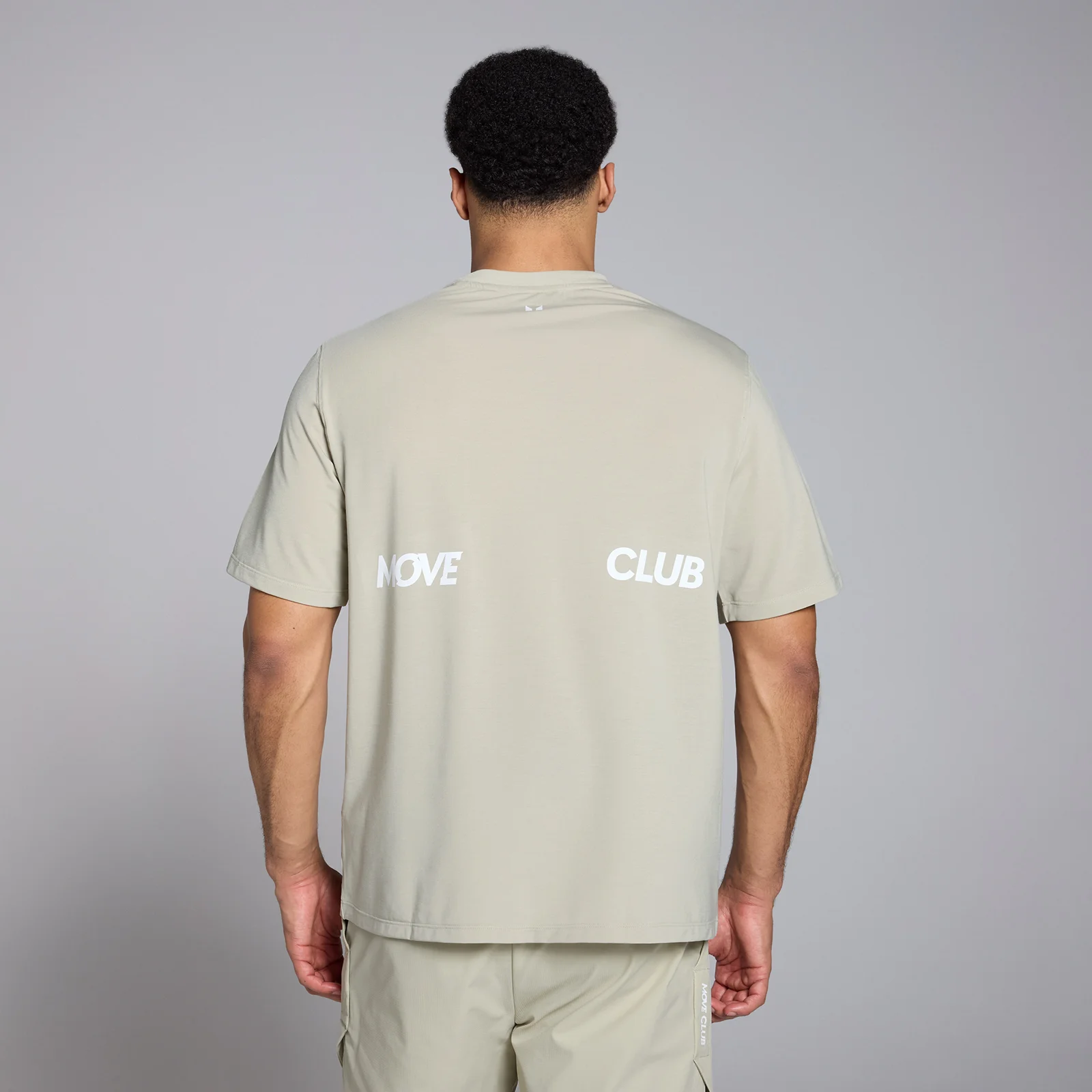 MP Men's Tempo Graphic Oversized T-Shirt - Salt Grey - XS Image 1