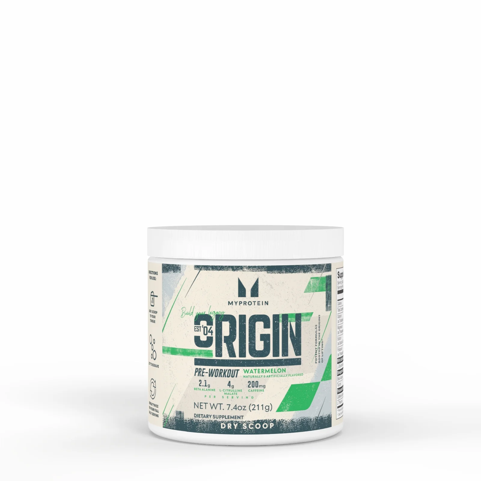 Origin Pre-Workout Dry Scoop - 0.47LB - 18servings - Watermelon Image 1