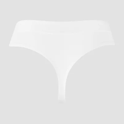 MP Women's Mid Rise Thong (3 Pack) - White - M Image 7