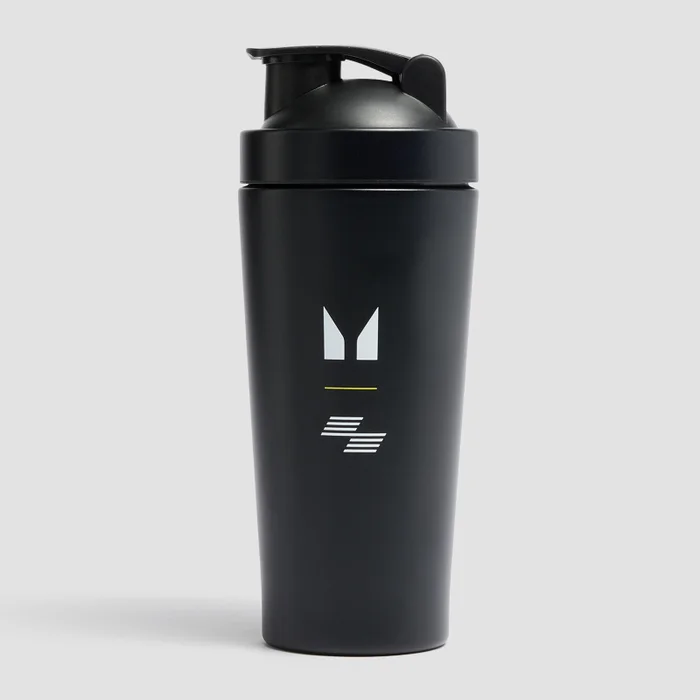 Myprotein Hyrox Recycled Metal Shaker - Black