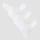MP Women's Mid Rise No VPL Thong (3 Pack) - White