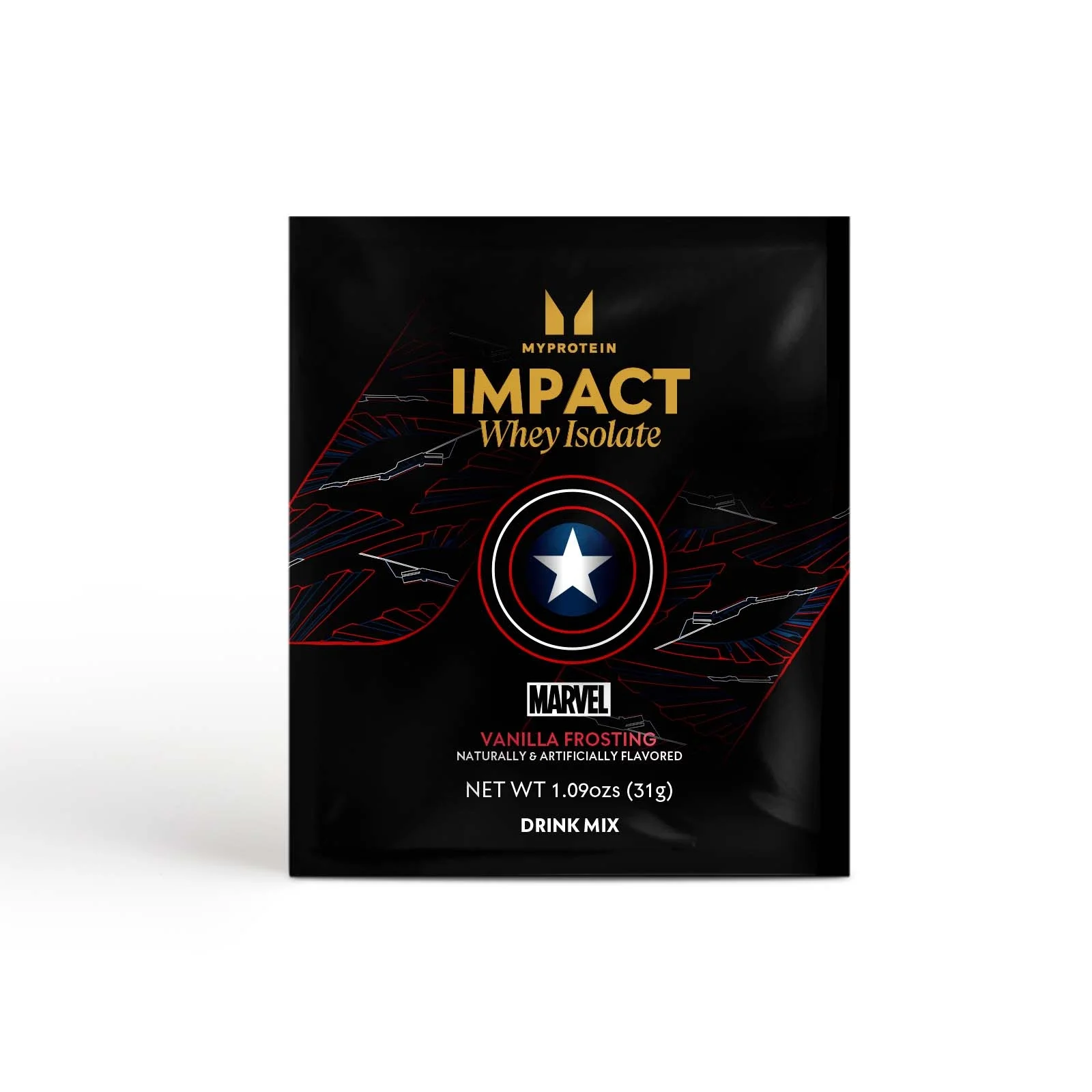 Myprotein Impact Whey Isolate - MARVEL Sample - 1servings - Vanilla Frosting Image 1
