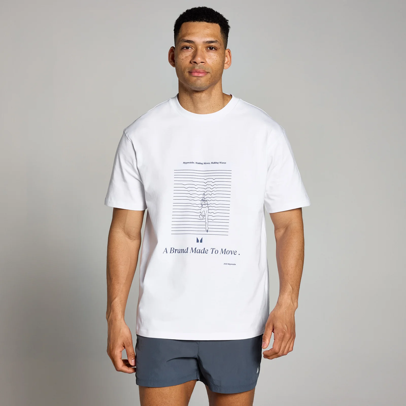 MP Swim Graphic T-Shirt - White - S - M Image 1