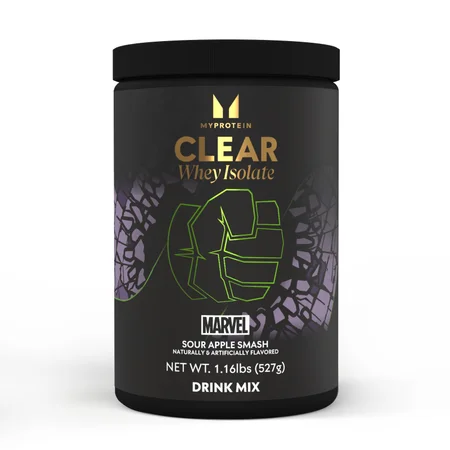 Myprotein Clear Whey Isolate - MARVEL - 20servings - Hulk - Sour DragonApple