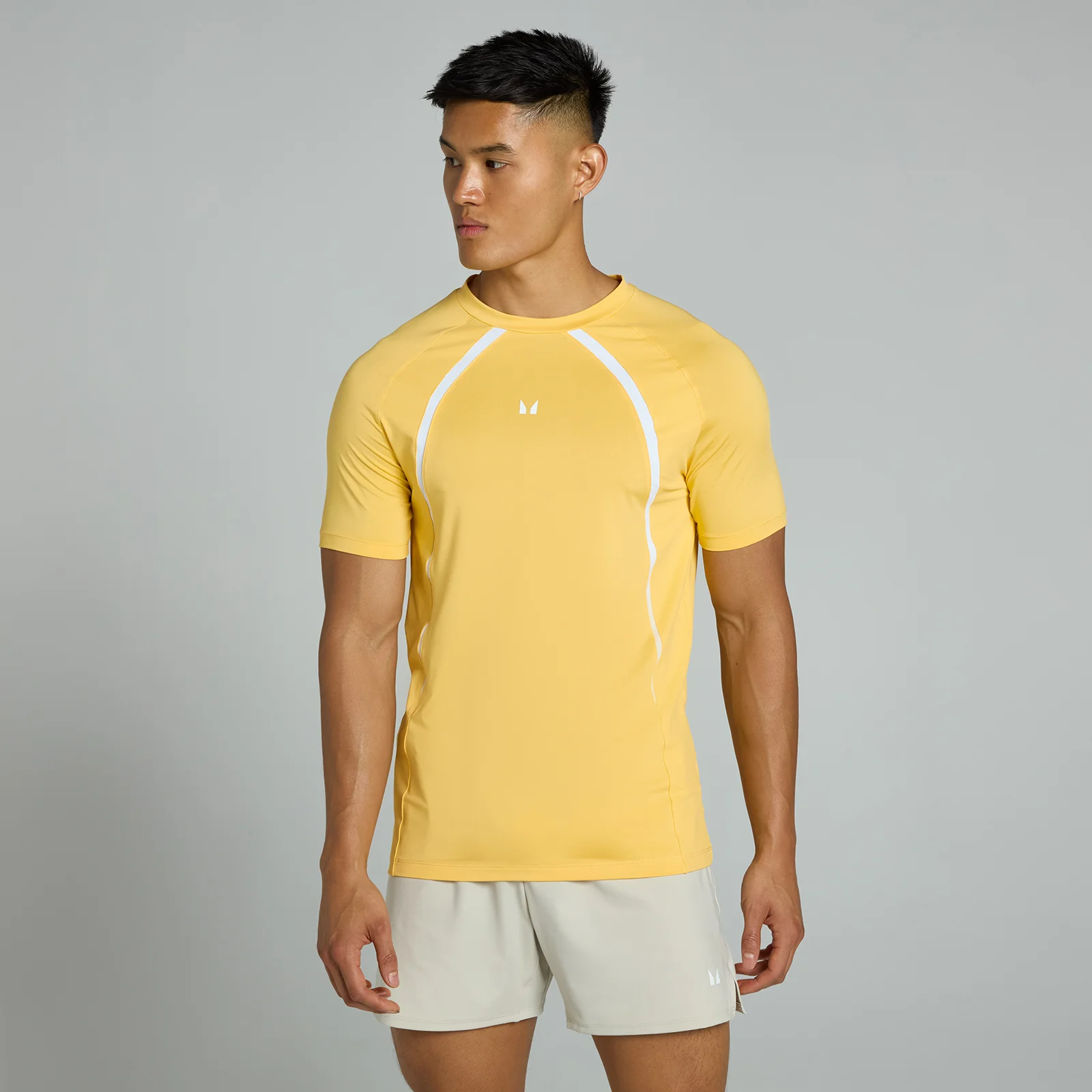 MP Men's Tempo Panel T-Shirt  - Sunny Yellow - XS Image 1