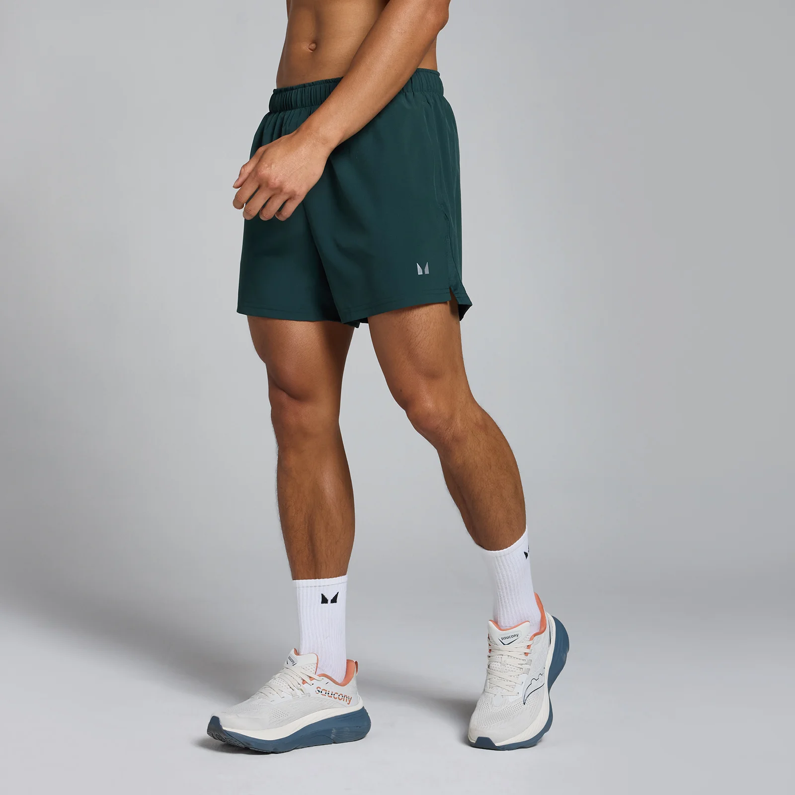 MP Men's Tempo 5 Inch Shorts - Deep Green - XS Image 1