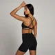MP Women's Tempo Strappy Back Sports Bra - Black