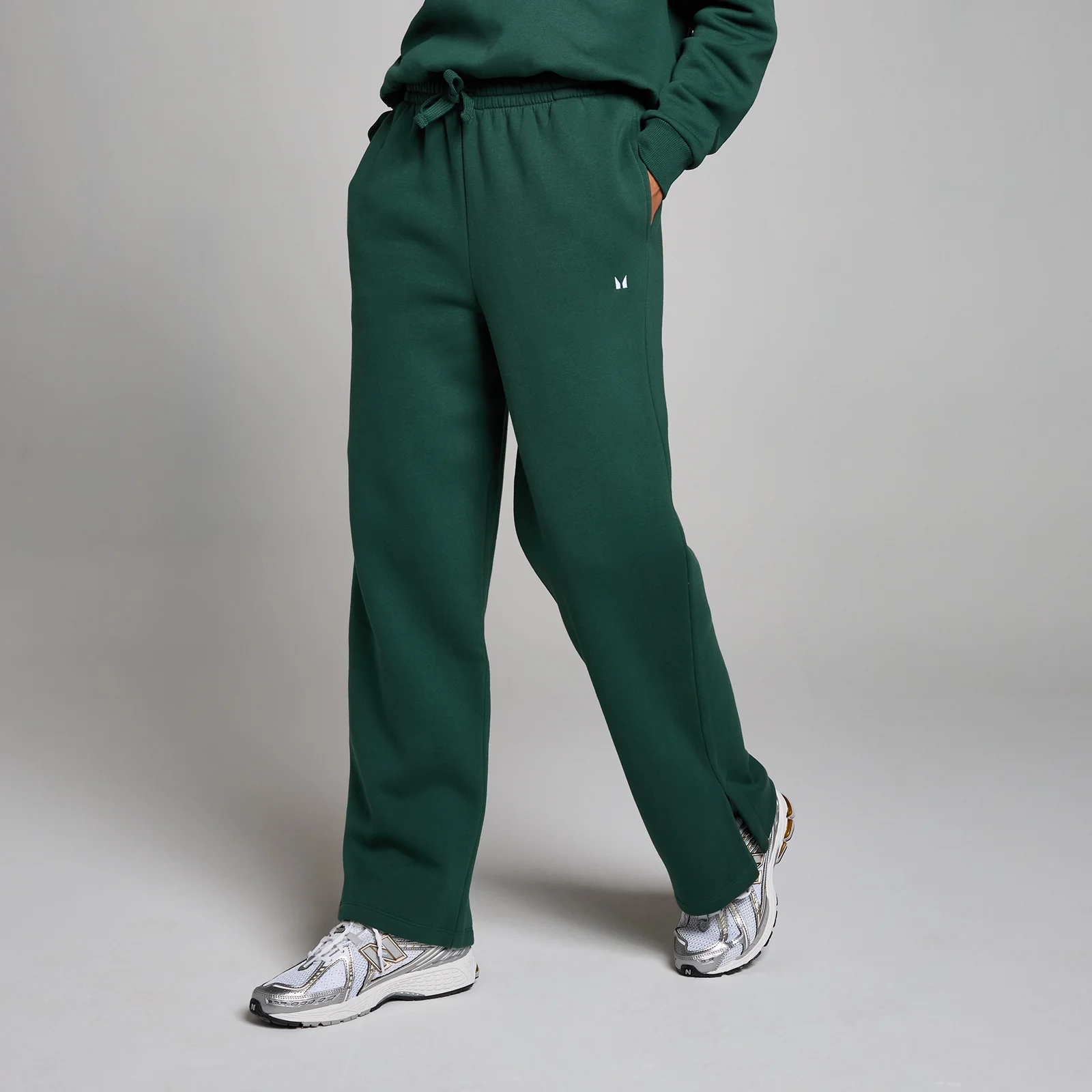 MP Women's Basics Straight Leg Joggers - Racing Green - XS Image 1